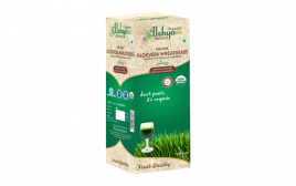 Organic Alohya Natural Organic Aloevera Wheatgrass Juice  Box  1000 millilitre